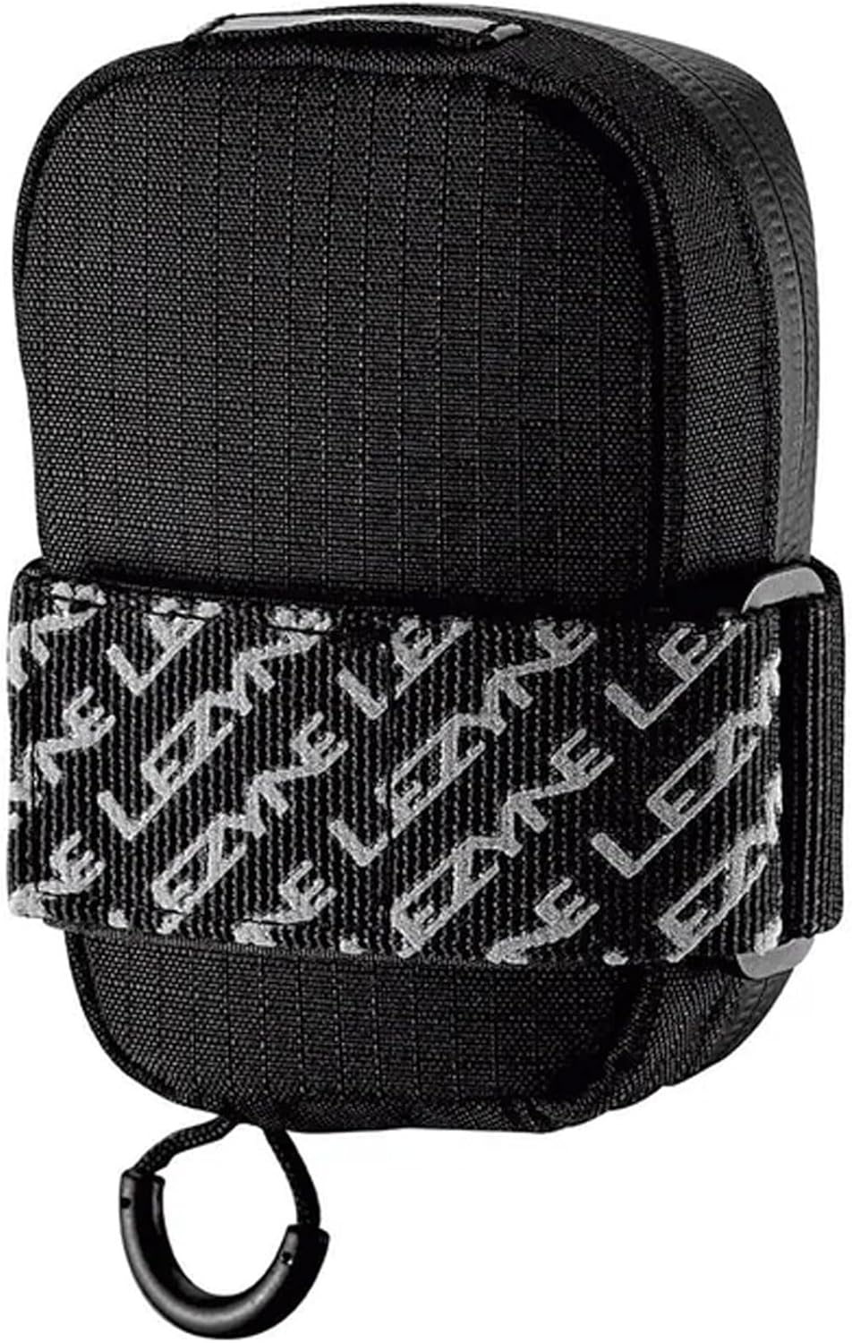 LEZYNE Road Caddy Compact Bike Saddle Bag - Lightweight Durable Nylon Cycling Under Seat Pouch with Velcro Attachment, Clamshell Opening & Reflective Accents for Road Bikes & Commuters, 0.4L Capacity