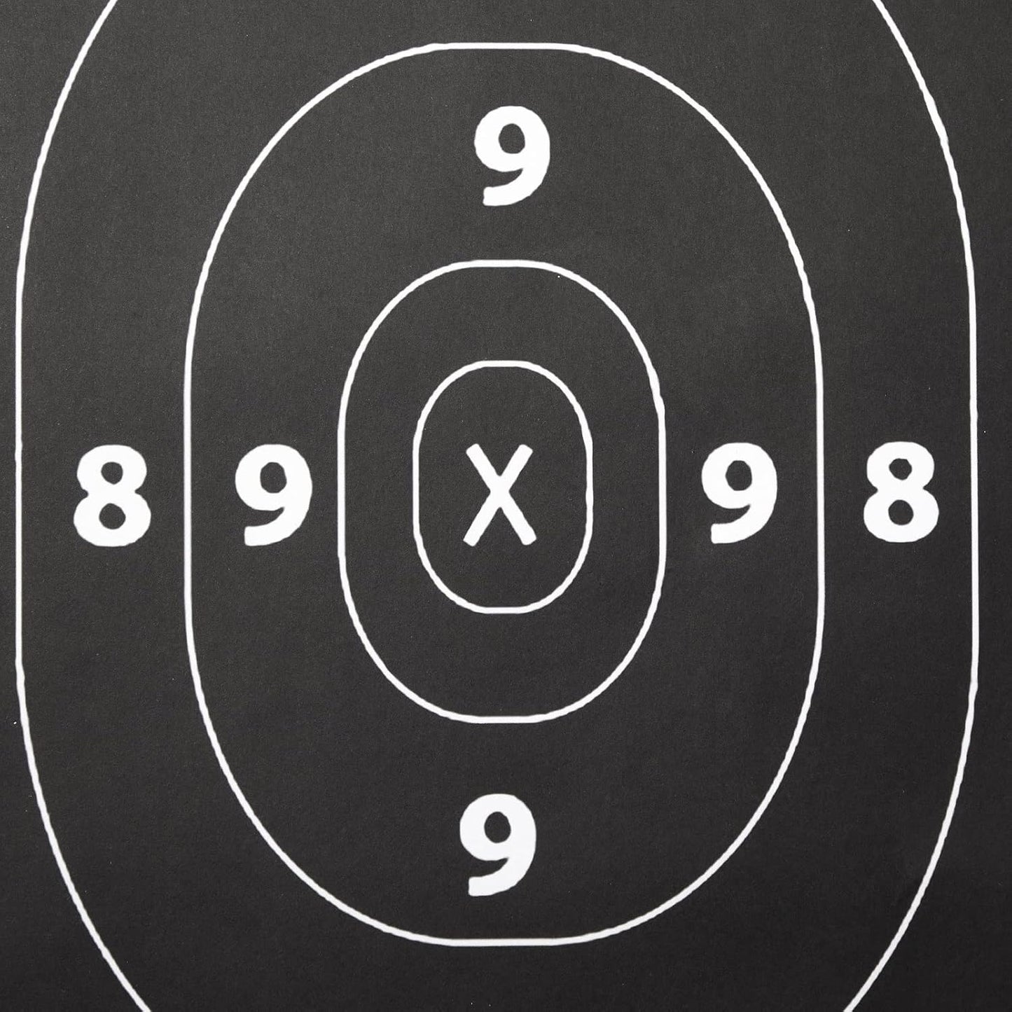 Juvale Shooting Targets Paper Silhouette Style - 17 x 25 in, Black & White, 50 Count - Paper Targets for Shooting Range & Airsoft, BB & Pellet Gun Practice