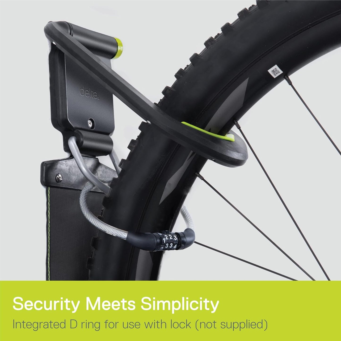 Delta Cycle Michelangelo 2 Bike Storage Rack - Gravity Fully Adjustable Bike Rack Garage For Road, MTB, and Hybrid Bicycles - Vertical Bike Rack Holds Up To 80 lbs