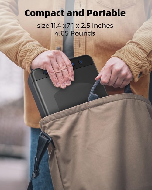 HOLEWOR Pistol Safe Car Gun Safe Small Handgun Case Quick Release Portable Keypad Gun Lock Box for Nightstand, Bedside, Vehicle Under Seat, Drawer