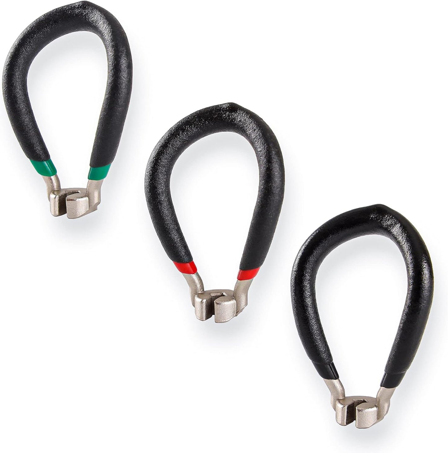 Bikehand Bike Wheel Spoke Wrench, Vinyl Coated, Heat Treated Steel, 80 Gauge, Color Coded