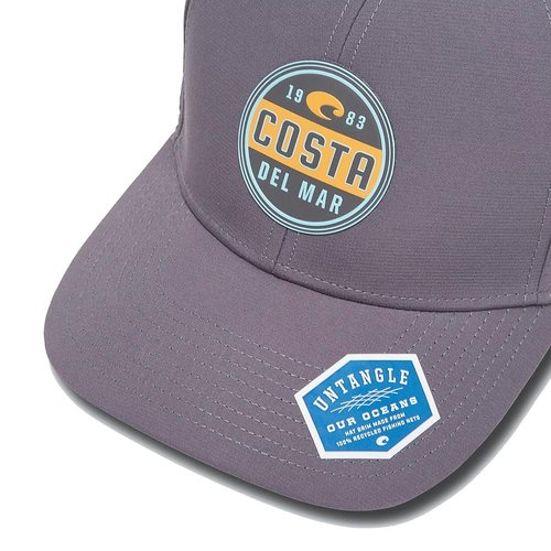 Costa Prado Performance Hat Charcoal Gray