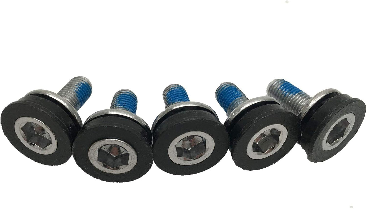 Bike Hex Crank Arm Bolts Spindle 8mm Allen Key Bolt Screws Capless Bottom Bracket for Cycling Bicycle Axle