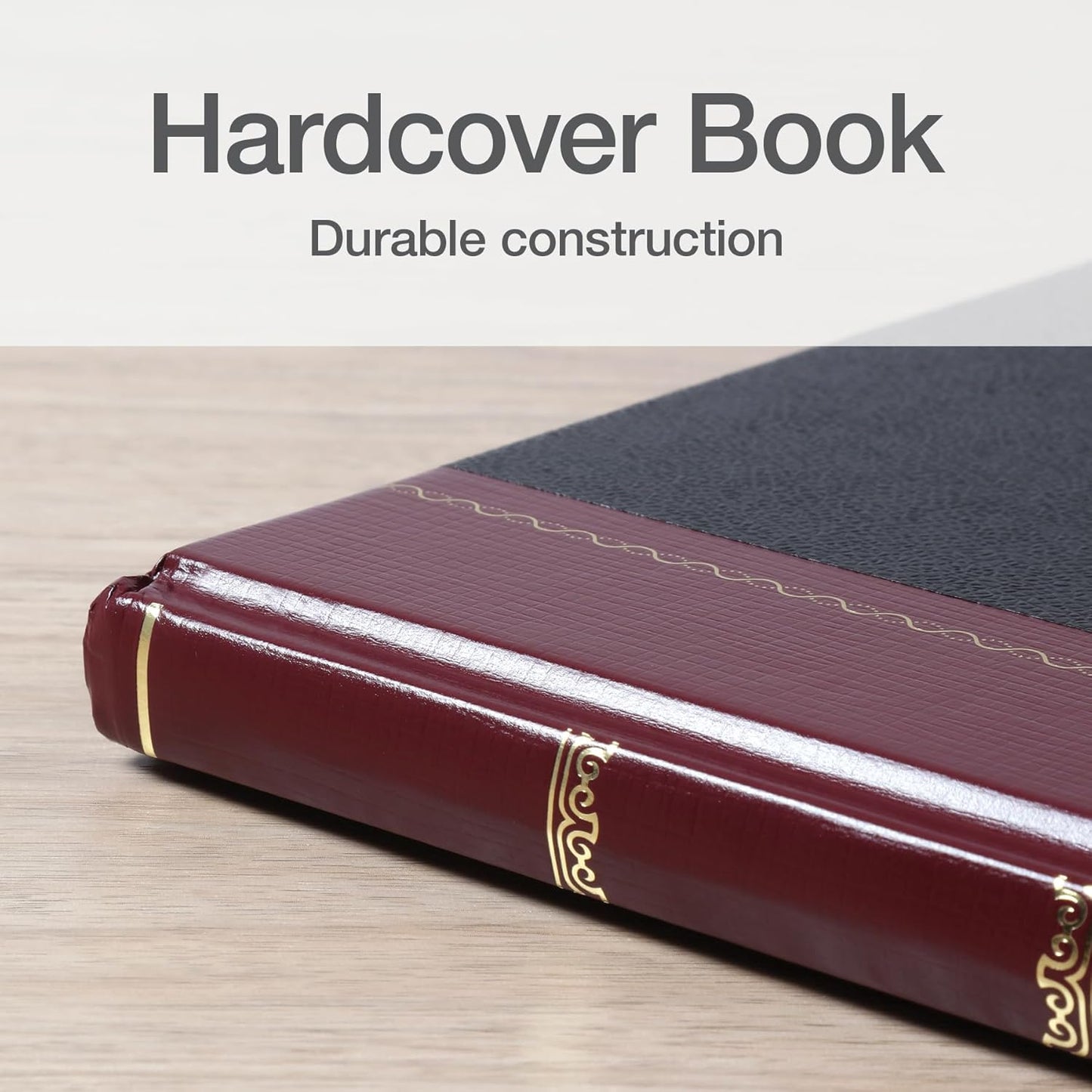 Boorum & Pease 25 Series Columnar Book, 24 Column, 150 Page, Black/Red (25-150-24)