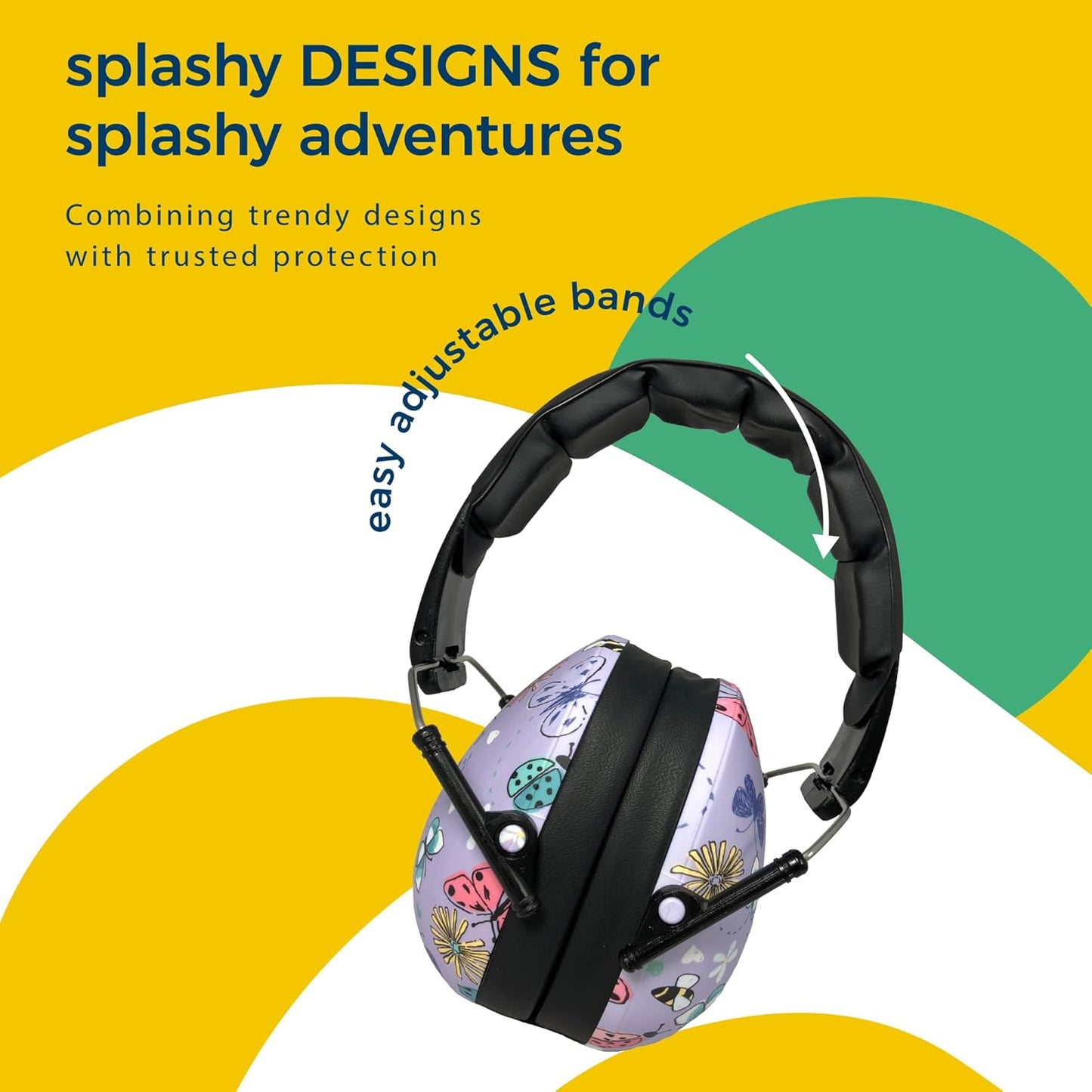Baby Banz Earmuffs Kids Hearing Protection - 2+ Years - Noise Reduction Rating - Soft & Comfortable - Kids Ear Protection