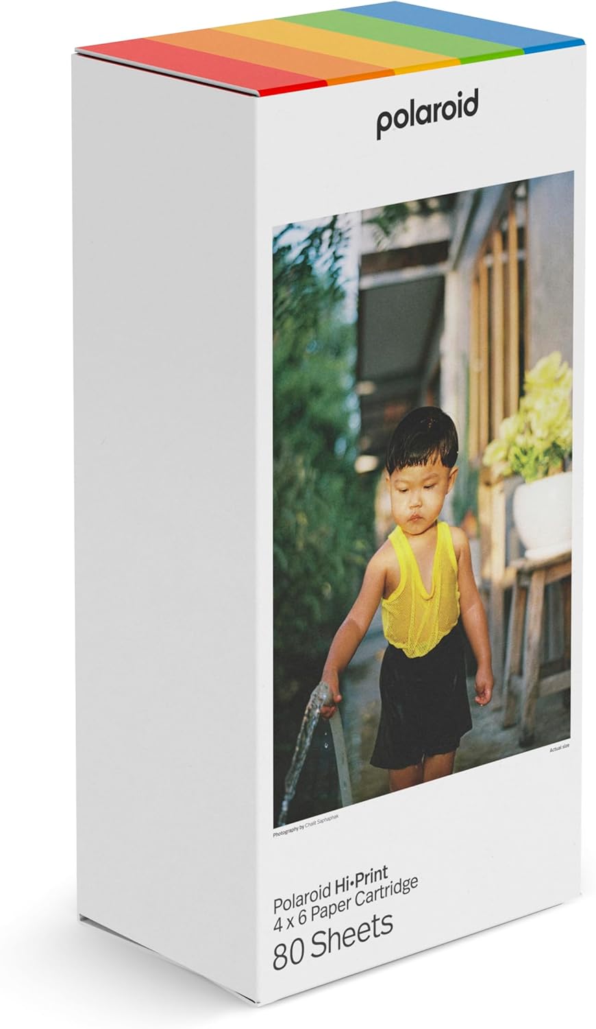 Polaroid Hi-Print Bluetooth 4x6 Photo Printer + Photo Paper Bundle (80 Sheets Included) (6552)