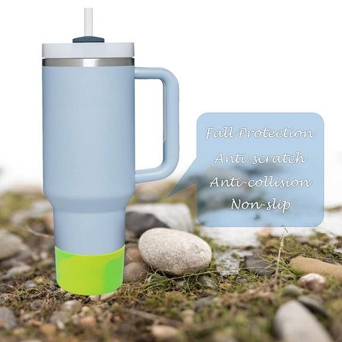 TFAK Protective Silicone Boot for Stanley Quencher Tumbler 30 oz 40 oz & IceFlow 20oz 30oz & Hydro Flask Water Bottle 12-24oz & YETI Bottle & Vmini Bottle & Simple Modern Bottle