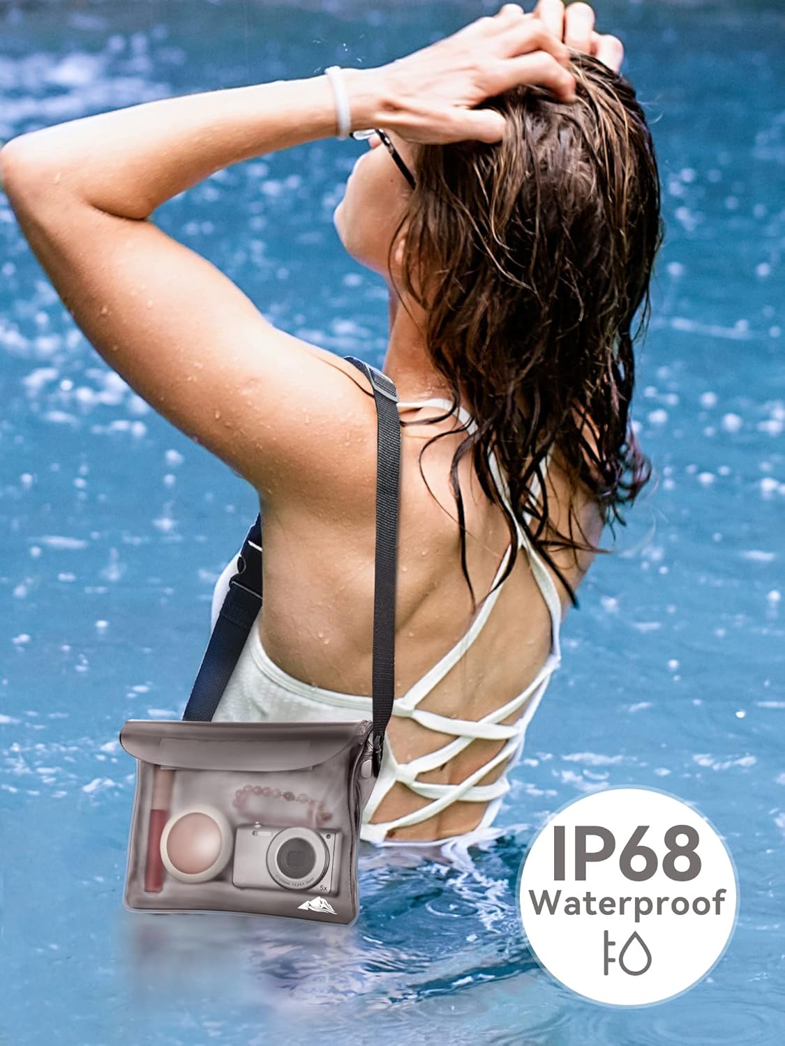 HEETA Waterproof Fanny Pack | Adjustable Waist Strap for Swimming & Beach