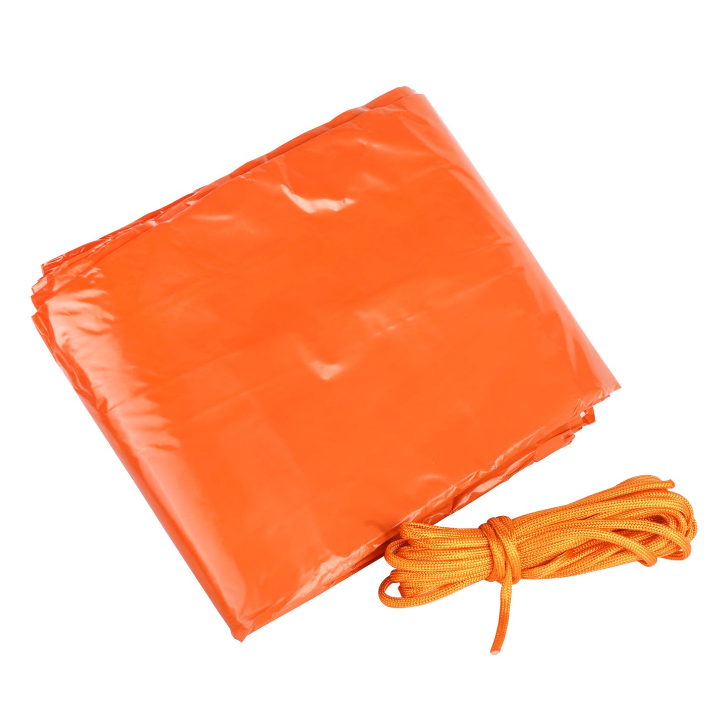 2 Emergency Survival Tent Life Shelter 2 Person Mylar Tube Tents Tarp with Whistle & Paracord Year-Round All Weather Protection for Car Outdoor Hiking Camping Gear Equipment