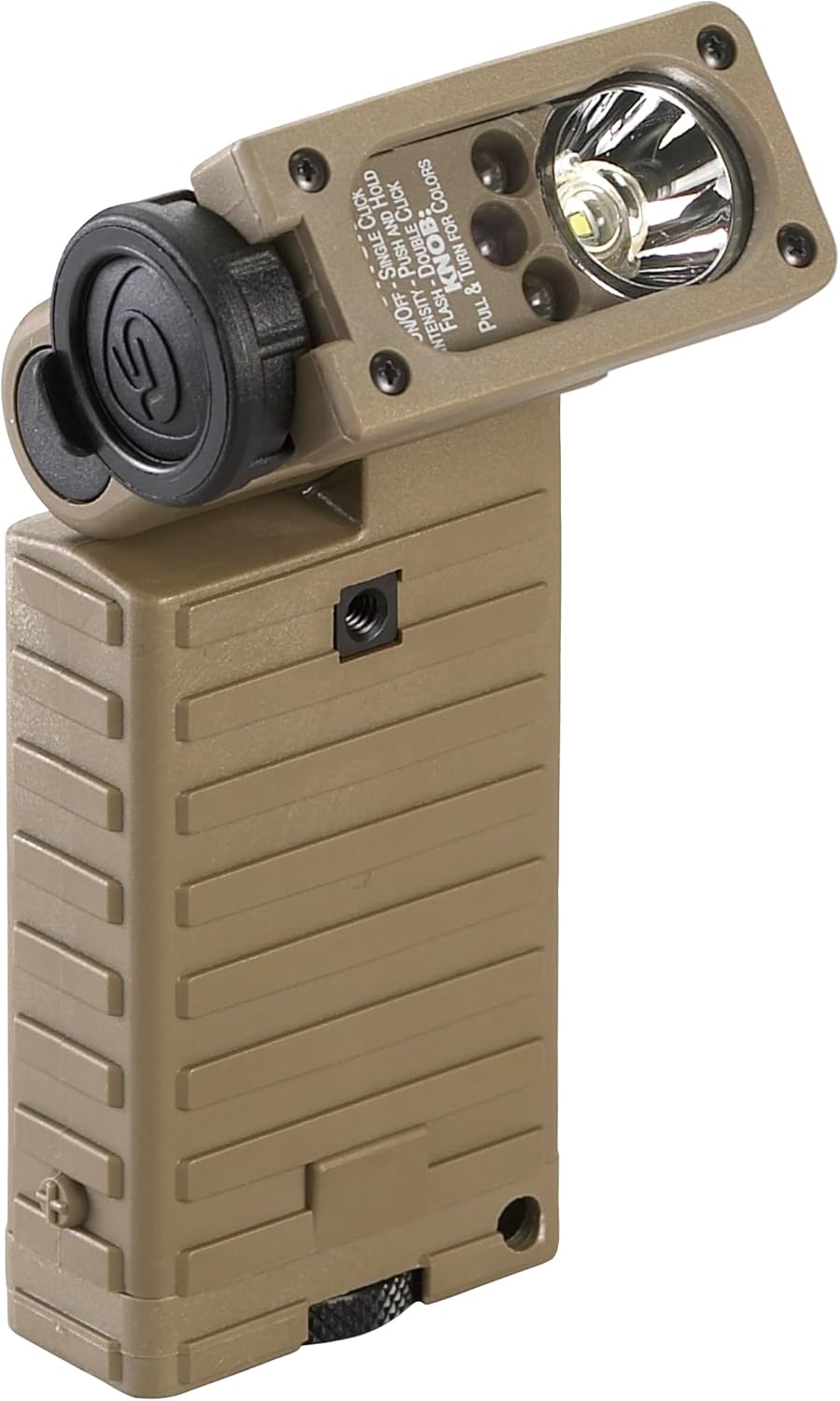 Streamlight 14065 Sidewinder 55-Lumens LED Rescue Kit Waterproof Flashlight with (2) AA Alkaline Batteries, MOLLE Retainer and Paracord in Box, Coyote