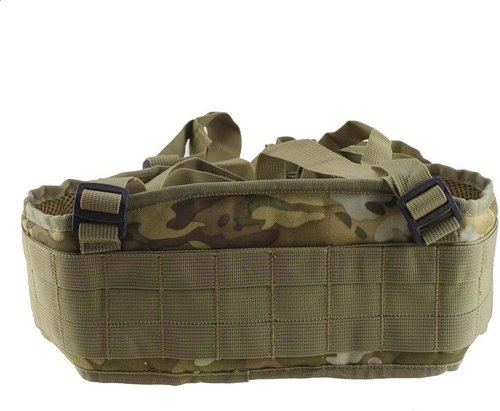 FAMI Tactical Battle Combat Airsoft Padded Equipment Molle Waist Belt with Adjustable Suspenders Free Straps