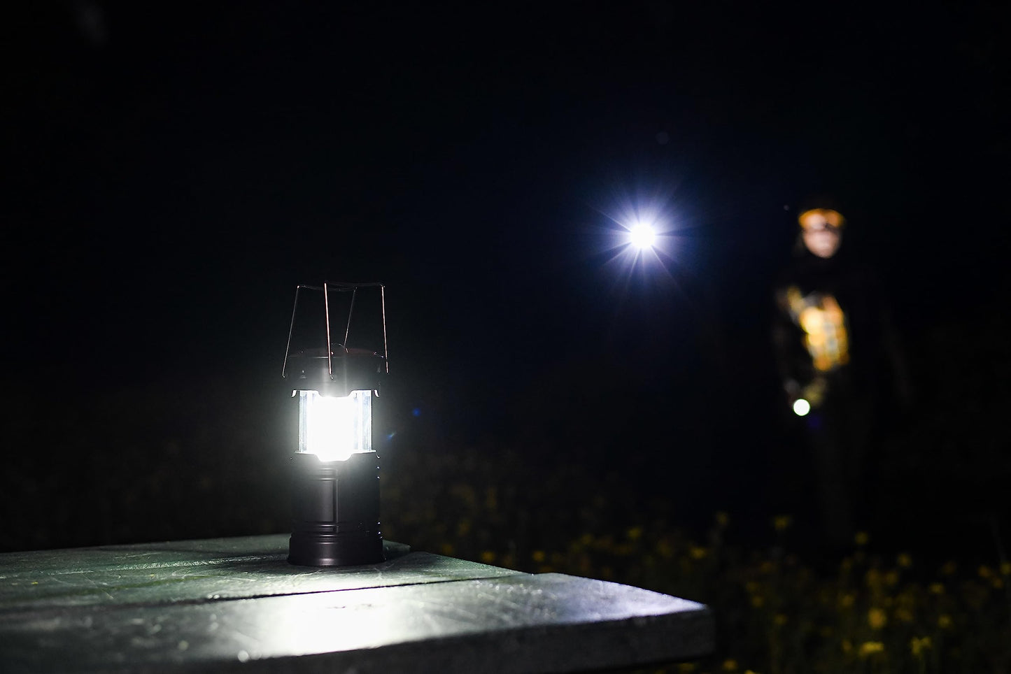 Night Buddy LED Headlamp Rechargeable Flashlight for Adults Camping Essentials Backpacking Lights 4X Brighter Other Headlight Headband Lamp 5 Light Modes Hiking Gear Must Haves (Headlamp + Lantern)