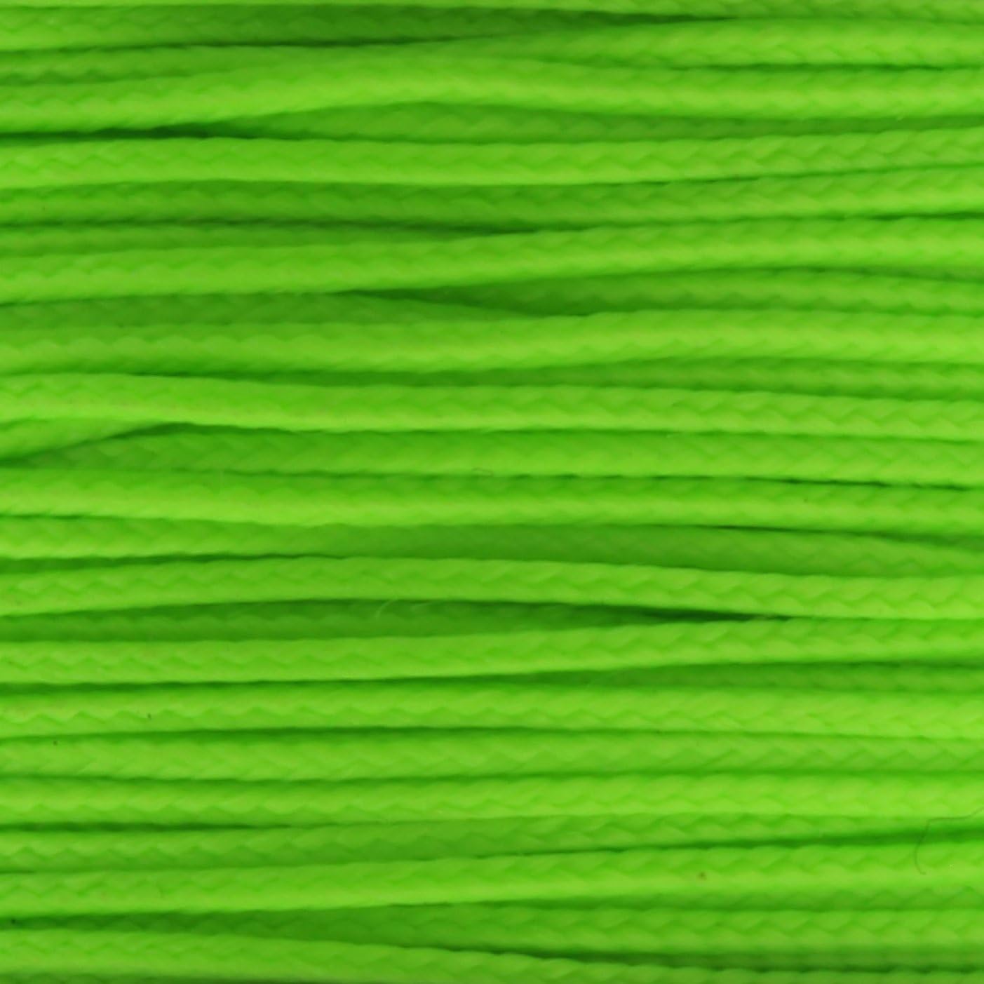 JIG PRO SHOP Black 1.18mm x 125' Micro Cord Paracord - Made in The USA