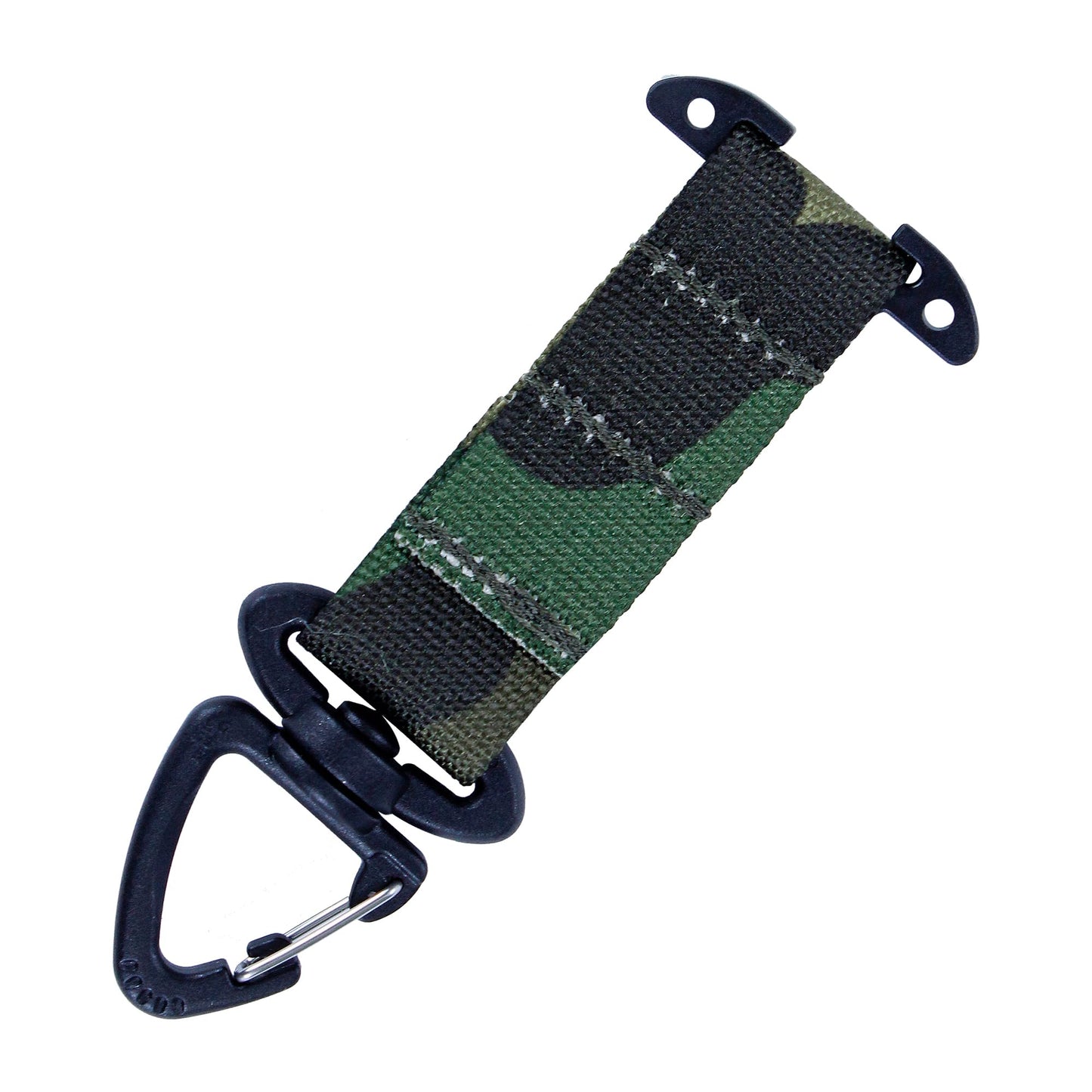 JX Tacfancier Molle Glove Clip T-Mount Swivel Hook, Tactical Key Holder for Belt, Triangle Plastic Snap Carabiner Battle Belt Accessories