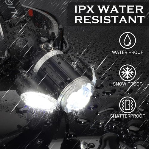 BOBKID Rechargeable Headlamp, 1500 Lumen Head Lamp, Super Bright LED Head Light Camping Accessories with Red Light, 4 Modes USB Recharge Flashlight, Waterproof Headlight Camping Gear for Adults