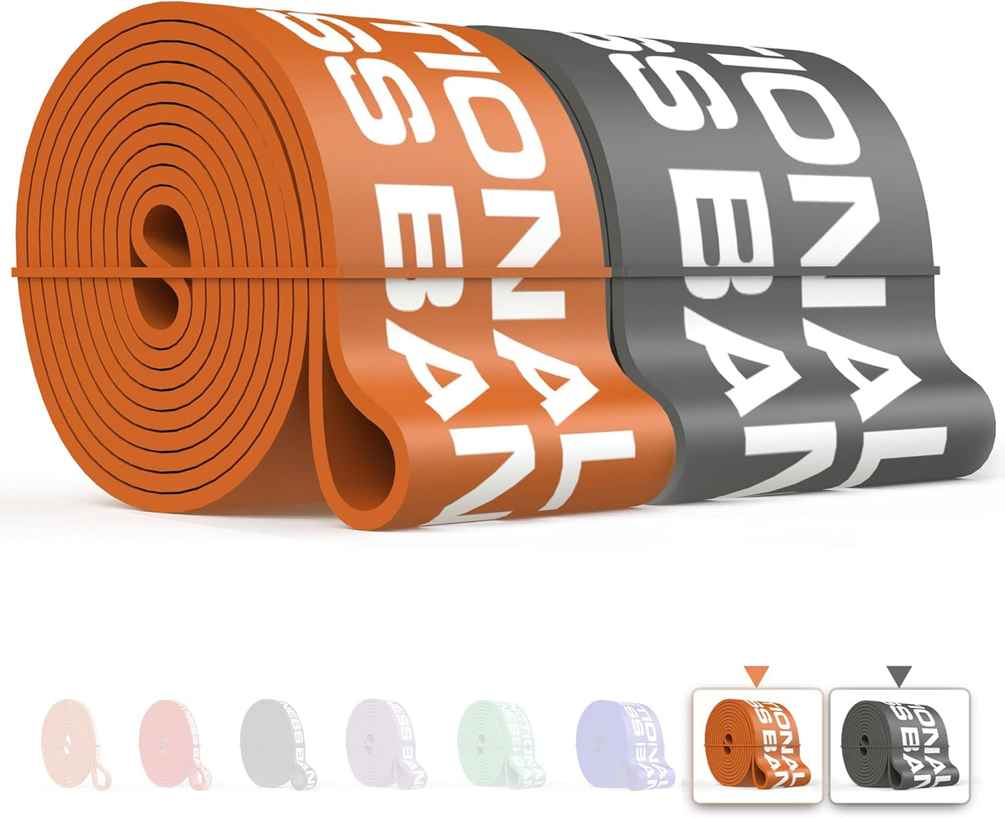 Functional Fitness Pull Up Assist Resistance Bands | Heavy Duty Loop Exercise Bands for Powerlifting, Mobility, and Stretching | Travel Friendly Resistance Bands for Workout | Combo Pack of 5