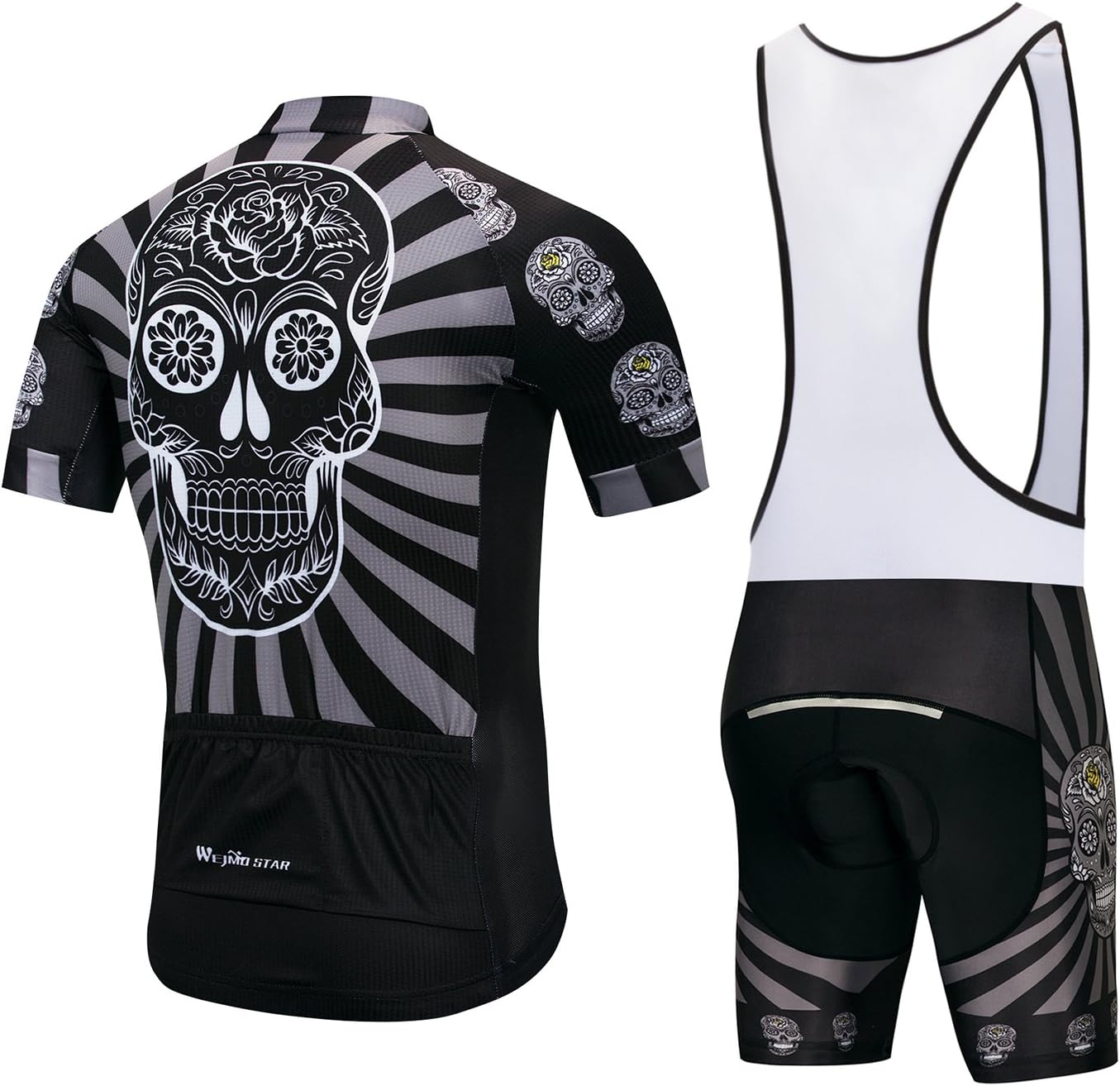 JPOJPO Cycling Jersey Men, Mountain Bike Shirt Tops S-5XL - Breathable and Quick Dry