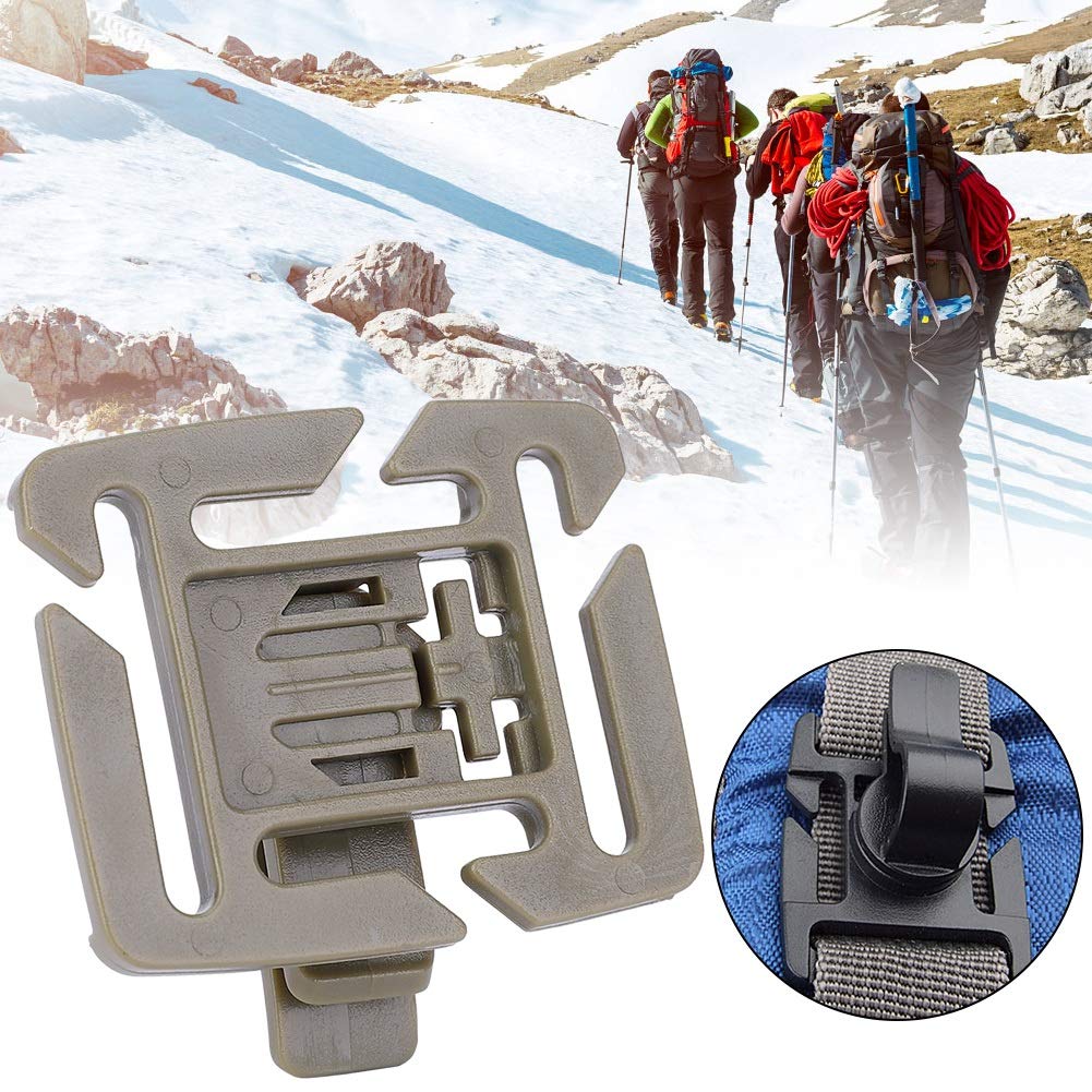 10 pcs Water Tube Clip, Hydration Hose Clip 360° Rotation, Simple Structure, ABS Material, Water Bottle Clip for Backpack, for Drinking Pipes with a Diameter of 8~12MM.
