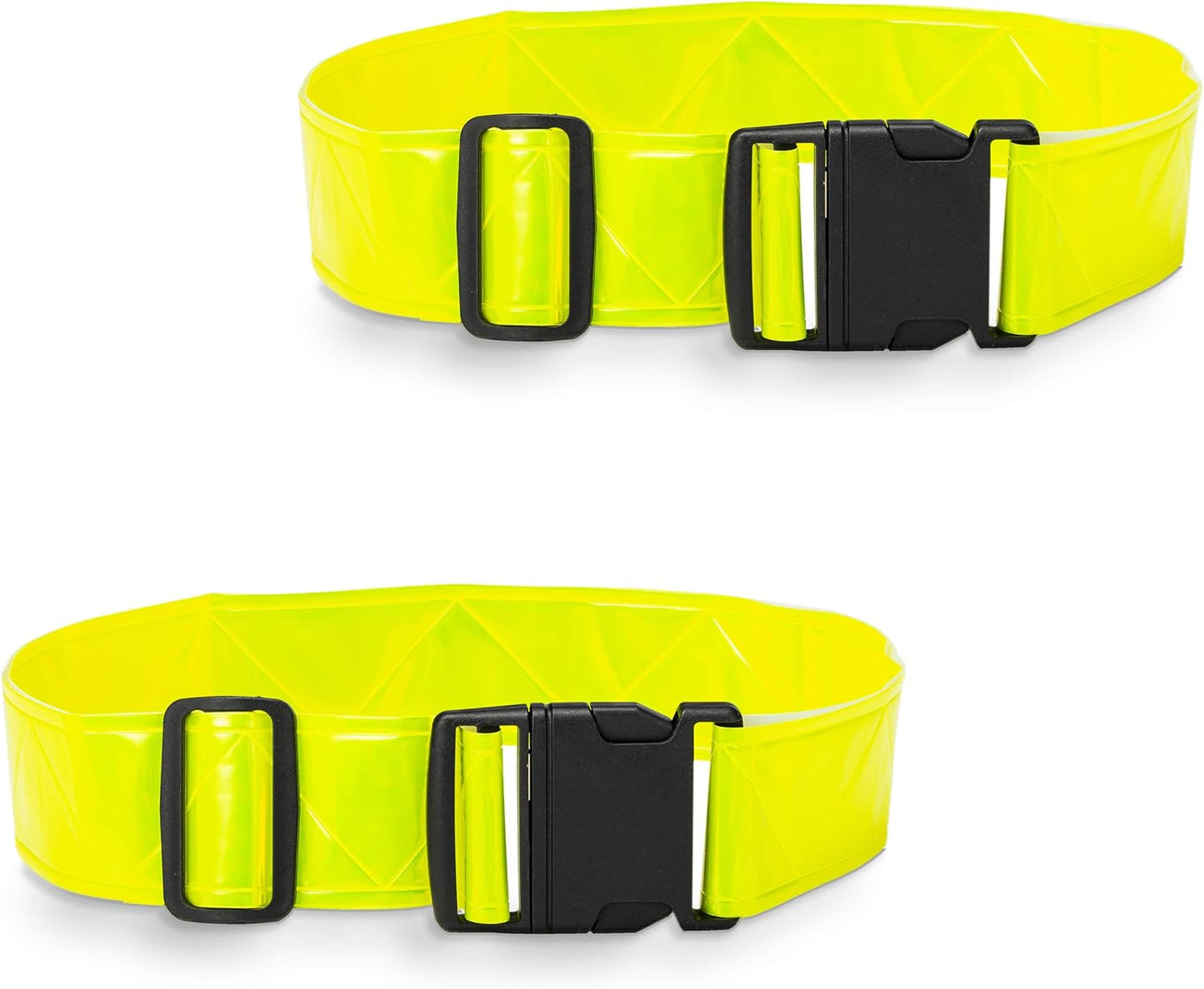 2-4 Pack - Reflective Glow Belt Safety Gear, Pt Belt, for Running Cycling Walking Marathon Military