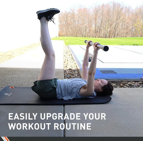 Body Sport Weighted Bars, Weight Lifting Bars for Strength Training and Sculpting