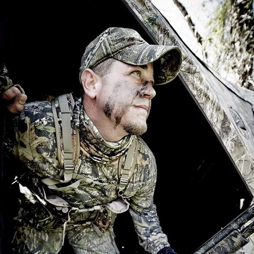 Ameristep Element Hub-Style Durable Noise-Free Hunting Ground Blind with Shoot-Through Mesh Windows & Gun Ports | 3 Hunters Concealment | Mossy Oak Break Up Country Camo | Easy Setup & Takedown