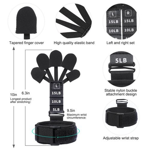 Grip Strength Trainer for Elderly, Forearm Exerciser, Low intensity Hand Reahbilitation, Finger Strengthener for Grip Strength/Finger Exerciser Great for Physical Therapy