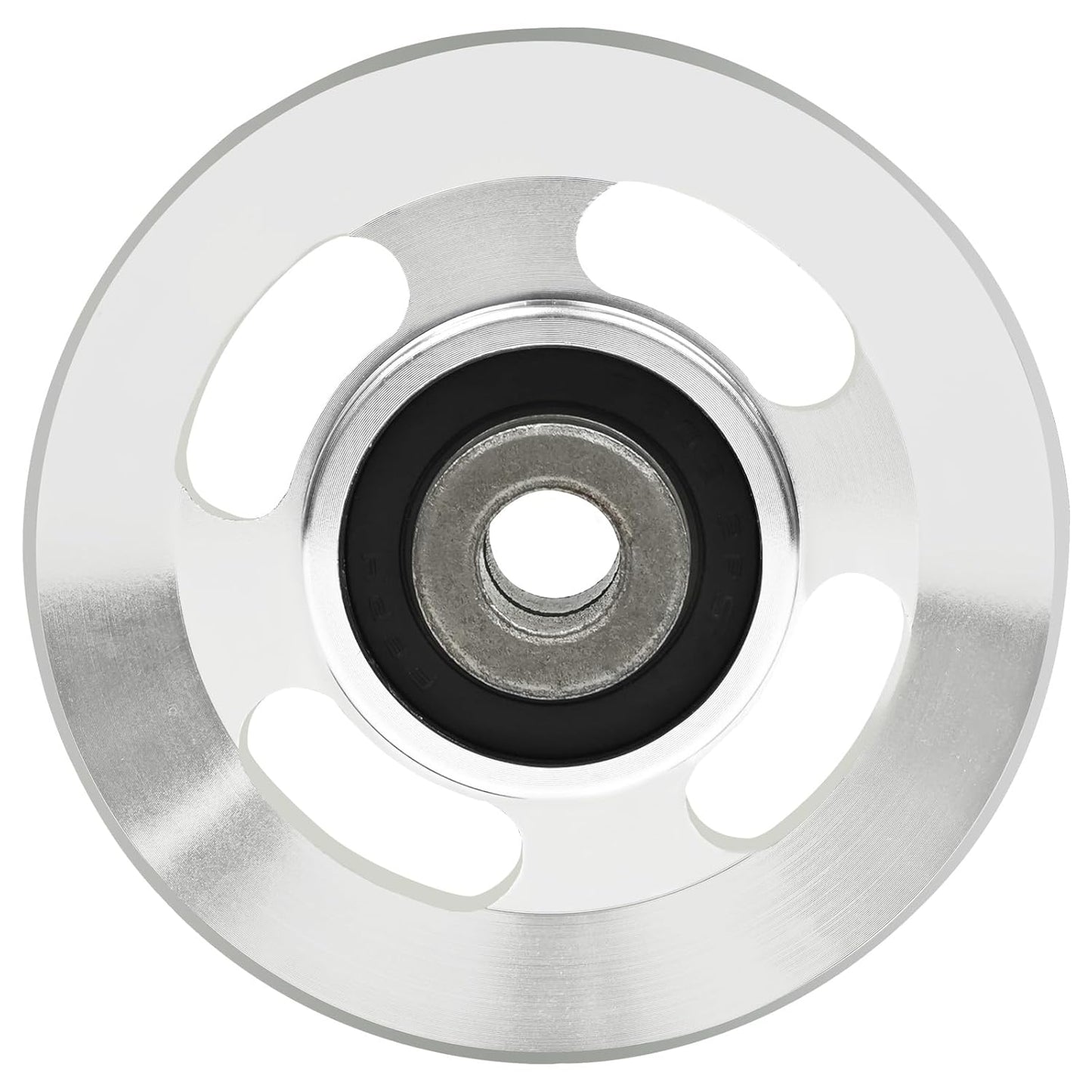 90mm(3.54inch) Universal Bearing Pulley Wheel for Cable Machine Gym Equipment Part Garage Door (2 PCS)