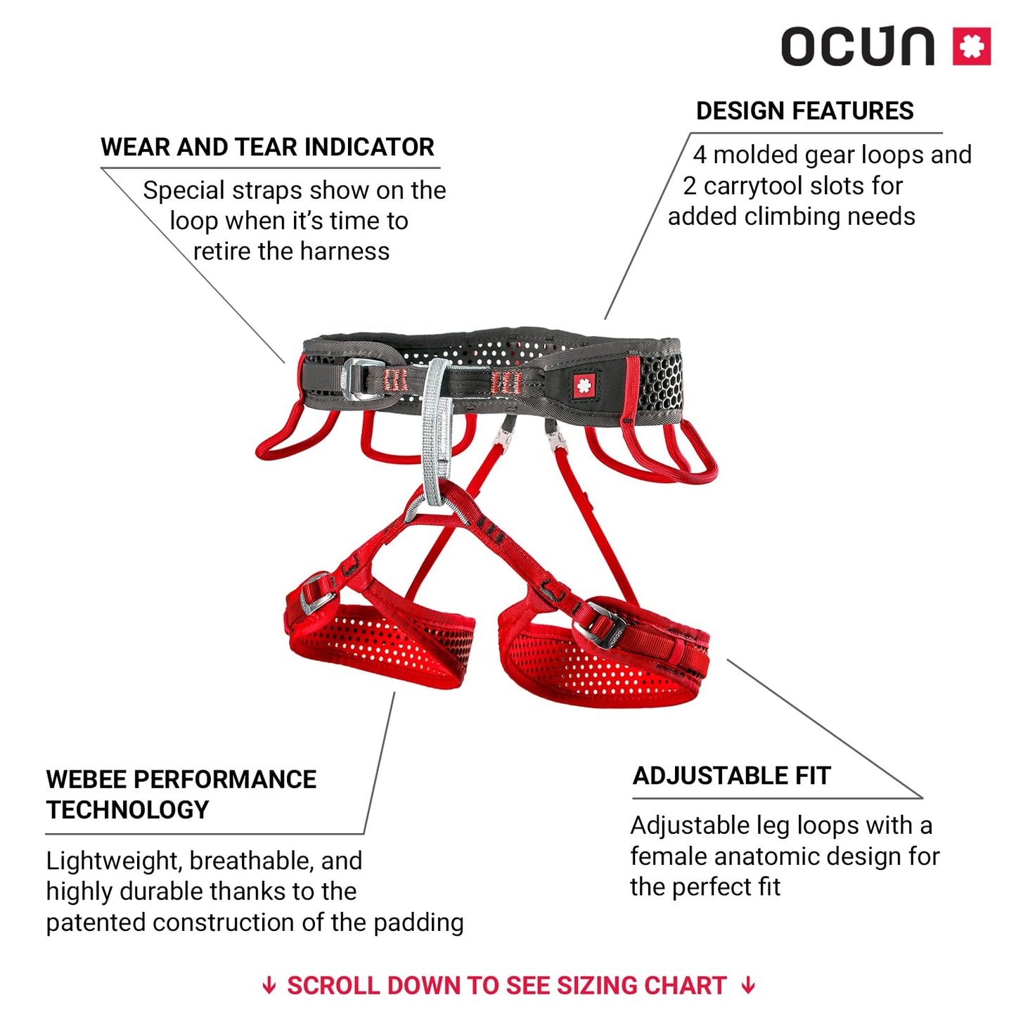 Ocun Webee Lady Harness S