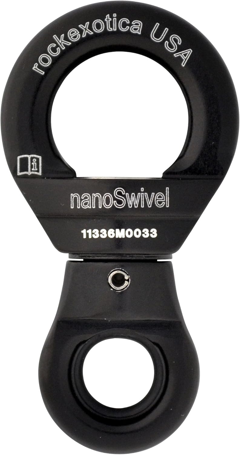 Rock Exotica Rotator Round Swivel - High-Strength Swivel for Climbing and Rigging