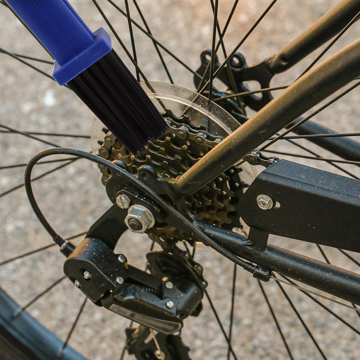 HEXJOZEI Bike Chain Cleaning Tools Motorcycle Chain Washer Cleaning Brush Bicycle Chain Brush