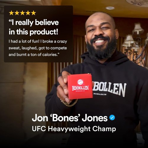 Boxbollen® Boxing Reflex Ball – Celebrity-Endorsed Reaction Trainer | App-Connected Punch Counter | Fun Fitness for All Ages | Improve Coordination & Agility | Ideal Gift for Home Workouts (Black)