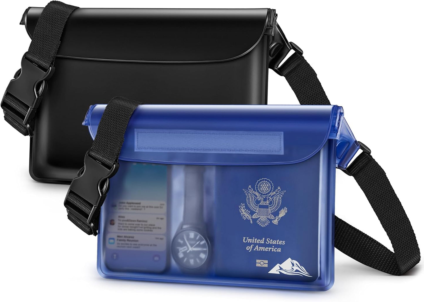 HEETA Waterproof Fanny Pack | Adjustable Waist Strap for Swimming & Beach