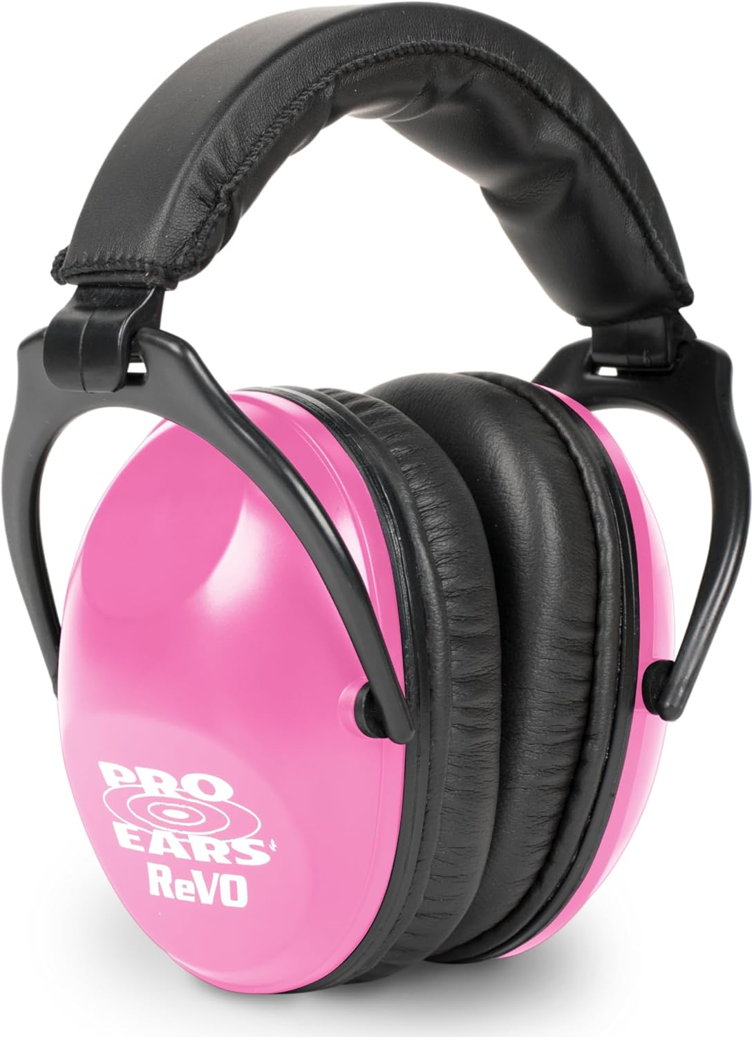 Pro Ears ReVO Passive Ear Muffs, Perfect for Children & Adults with Smaller Heads, NRR 25, Comfortable Fit w/Proform Leather