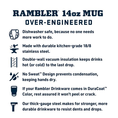 YETI Rambler 14 oz Stackable Mug, Vacuum Insulated, Stainless Steel with MagSlider Lid, Seafoam
