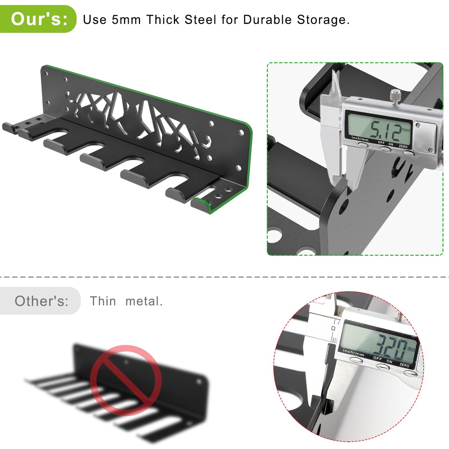 Kipika Gym Organizer Set - Wall Mounted 4 Pegs Weight Plate Storage Rack, Barbell Storage Rack with T-Bar Row Landmine Platform Attachment - Durable Steel Construction, Easy Installation