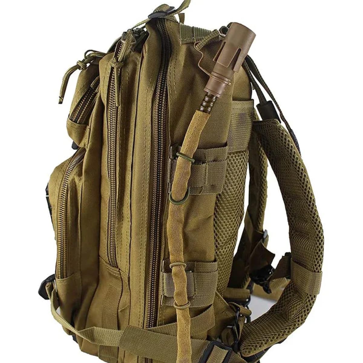 20 PCS Tactical Binding Retainer Tactical Gear Holder Clip Molle Webbing Binding Ribbon Elastic Binding Ribbon Buckle Multipurpose Tactical Bag Molle Accessories for Tactical Backpack Vest and Bags