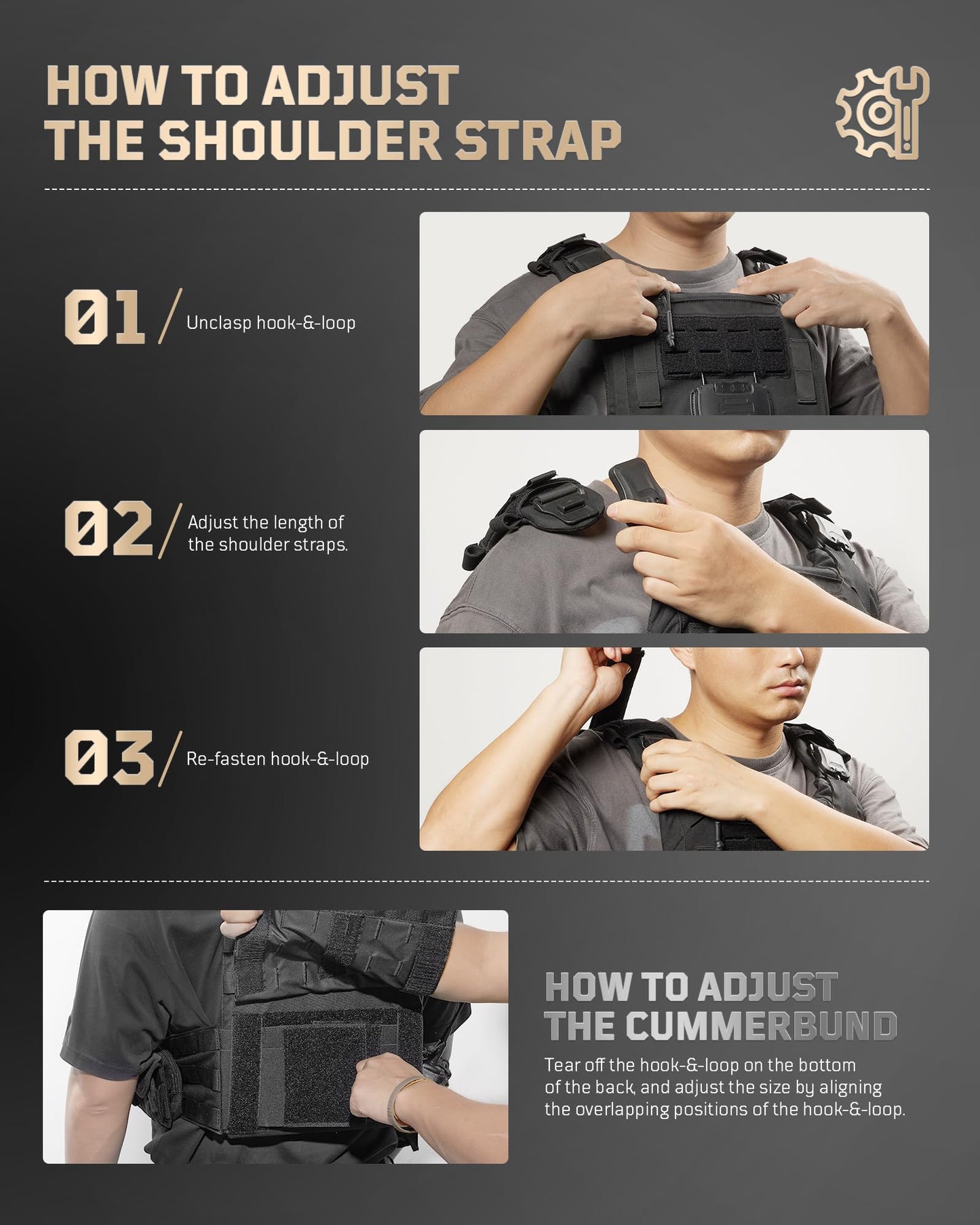 1TG Tactical XR 3D Breathable Vest, 1S Quick Release Buckle Mag-Netic Full Body Adjustable Weighted MOLLE Vest