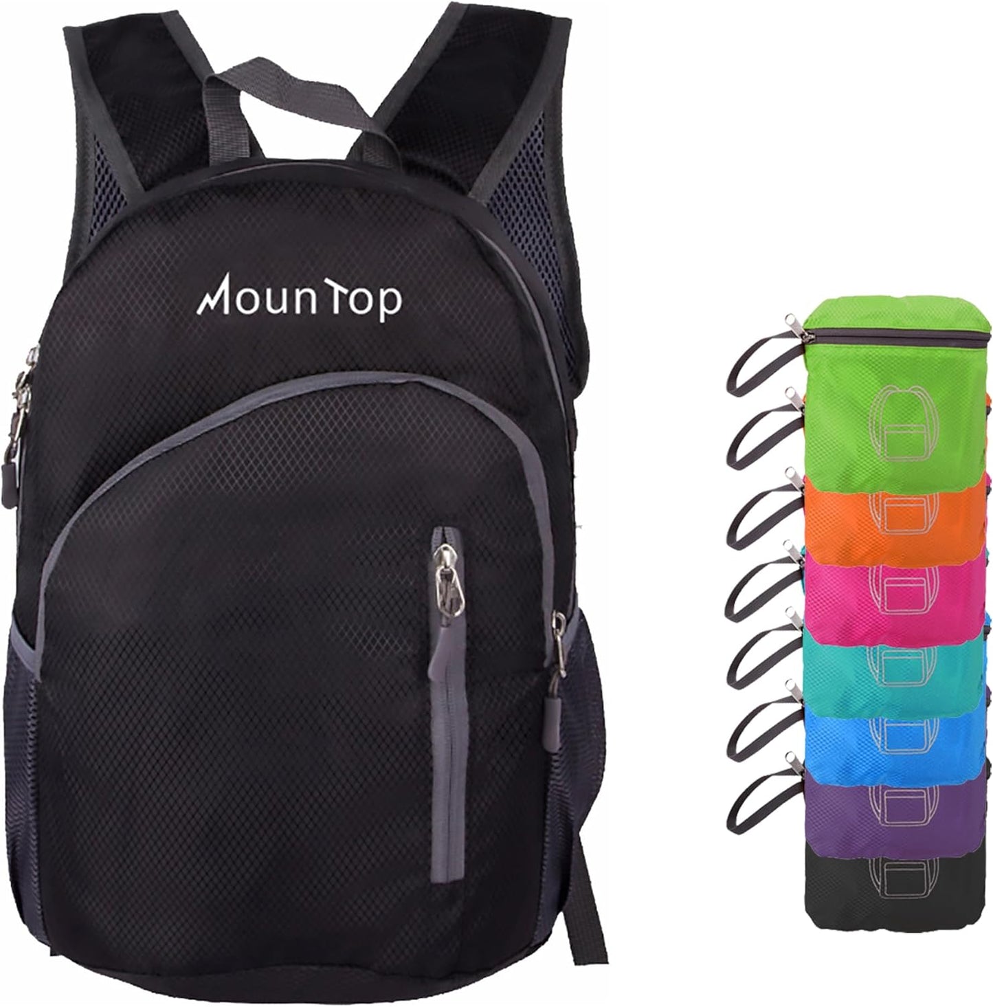 MounTop Outdoor Lightweight Foldable Water Resistant Backpack for Travel Hiking Riding