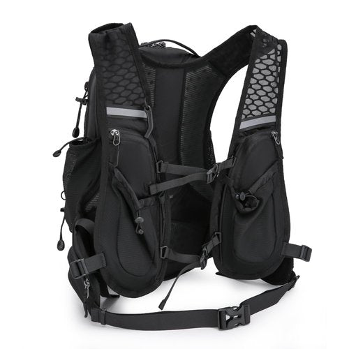 Running Vest with Water Bladder ,Hydration Vest Backpack for Women and Men,Lightweight Pack with 2L Water Bladder Backpack for Hiking Trail Running Cycling and Race Marathon (Black, Style02)