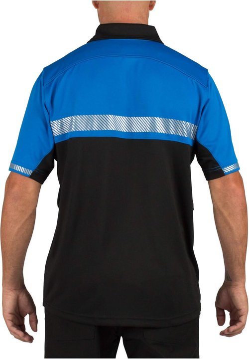 5.11 Tactical Men's Bike Patrol Short Sleeve Polo Shirt, Jersey Knit Polyester, Style 71322