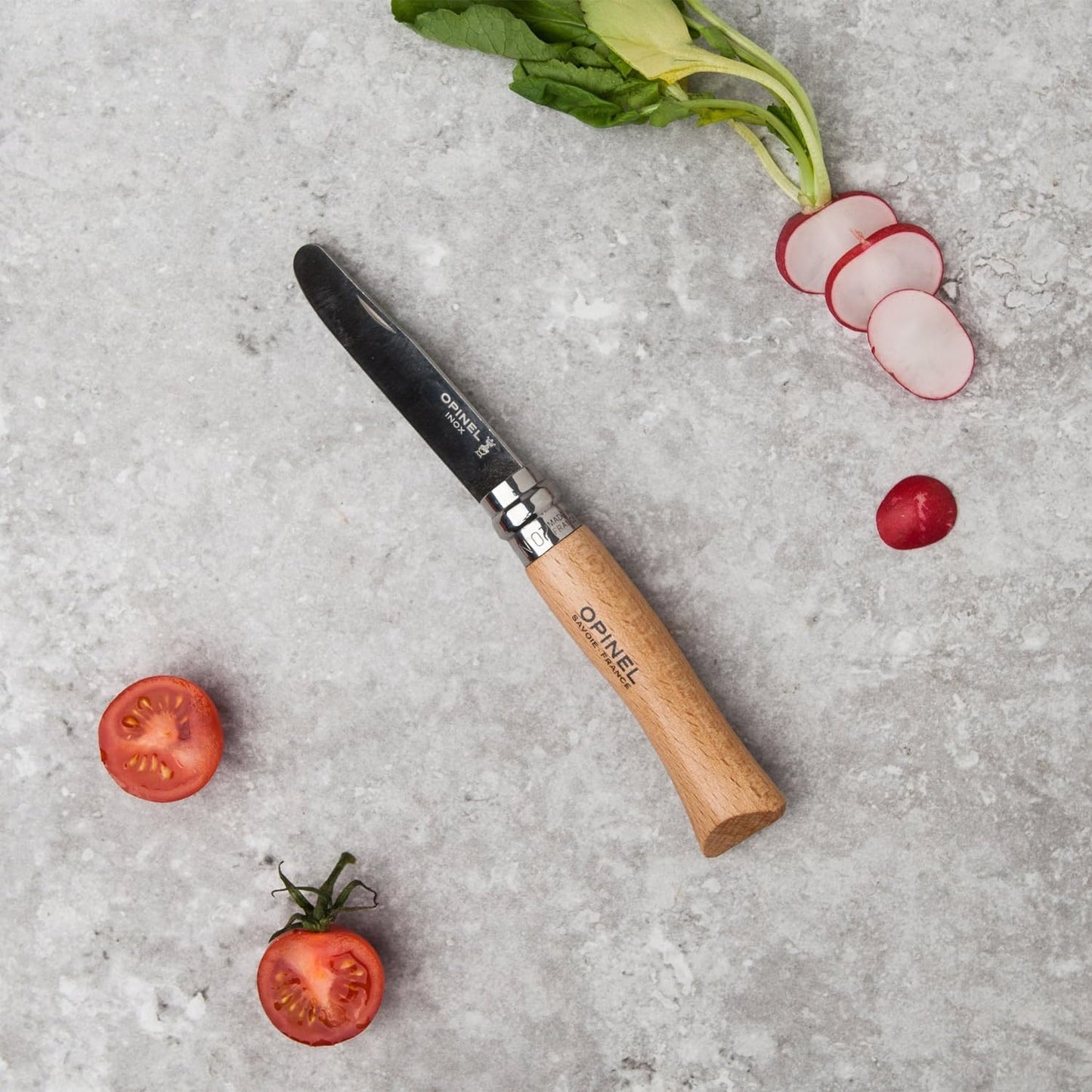 Opinel My First No.7 Stainless Steel Children’s Folding Pocket Knife with Safety Rounded Tip