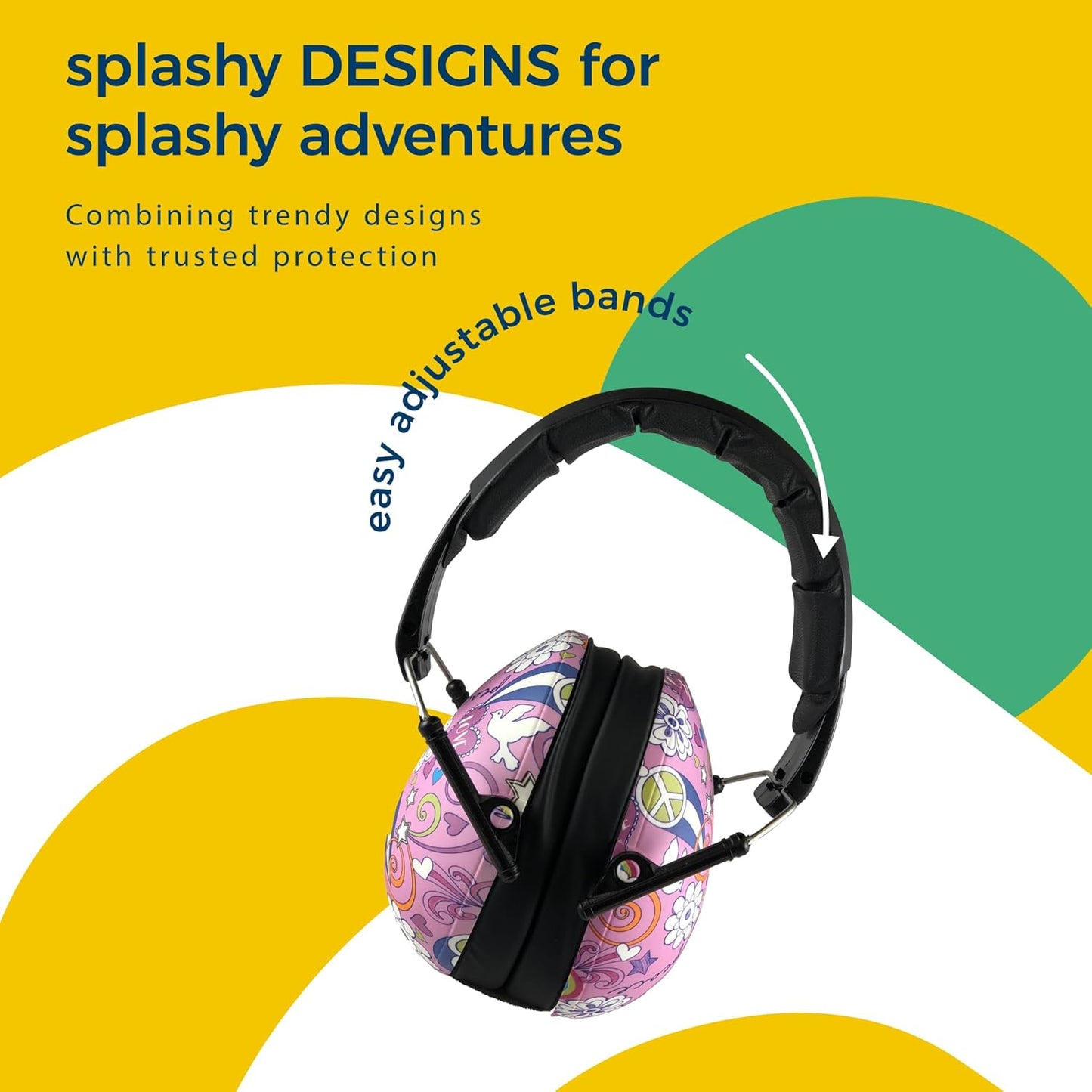 Baby Banz Earmuffs Kids Hearing Protection - 2+ Years - Noise Reduction Rating - Soft & Comfortable - Kids Ear Protection