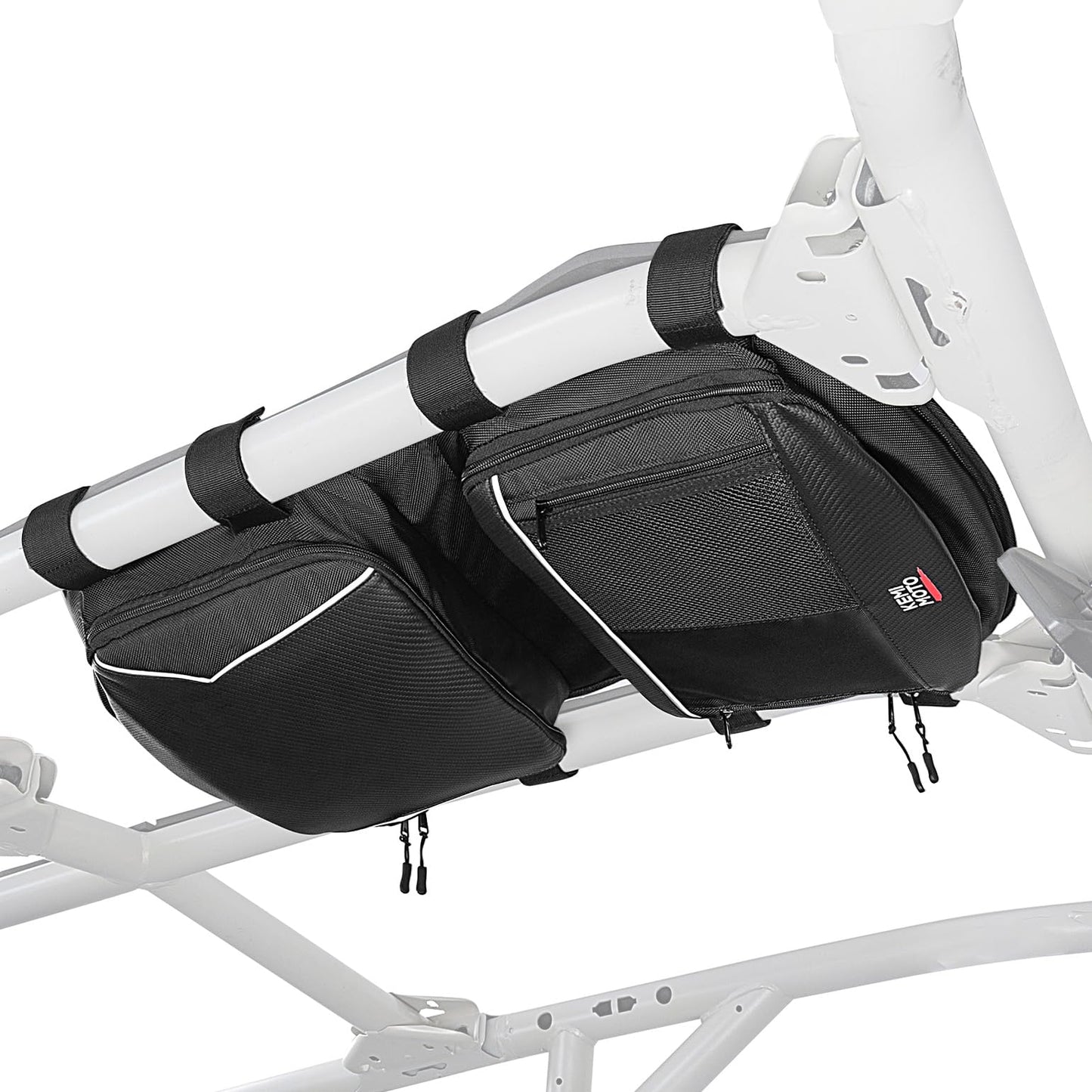 KEMIMOTO X3 Roof Storage Bag, Electric Device Tablet Holder Overhead Bag Compatible with 2017-2025 Can-Am Maverick X3 Max RS DS Turbo R, Black
