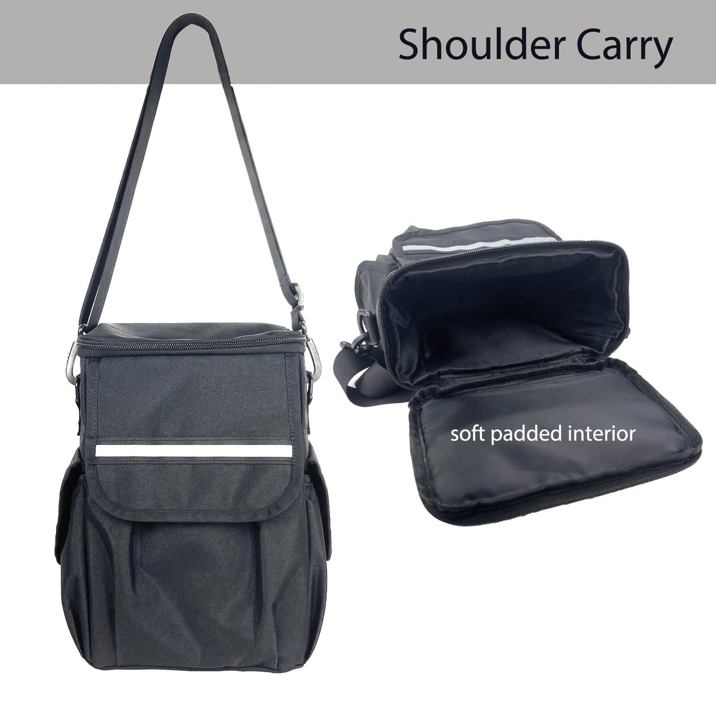 KUNFALY Gas Mask Pouch Attach to Belt or Shoulder Carry Storage Bag for Masks Gear