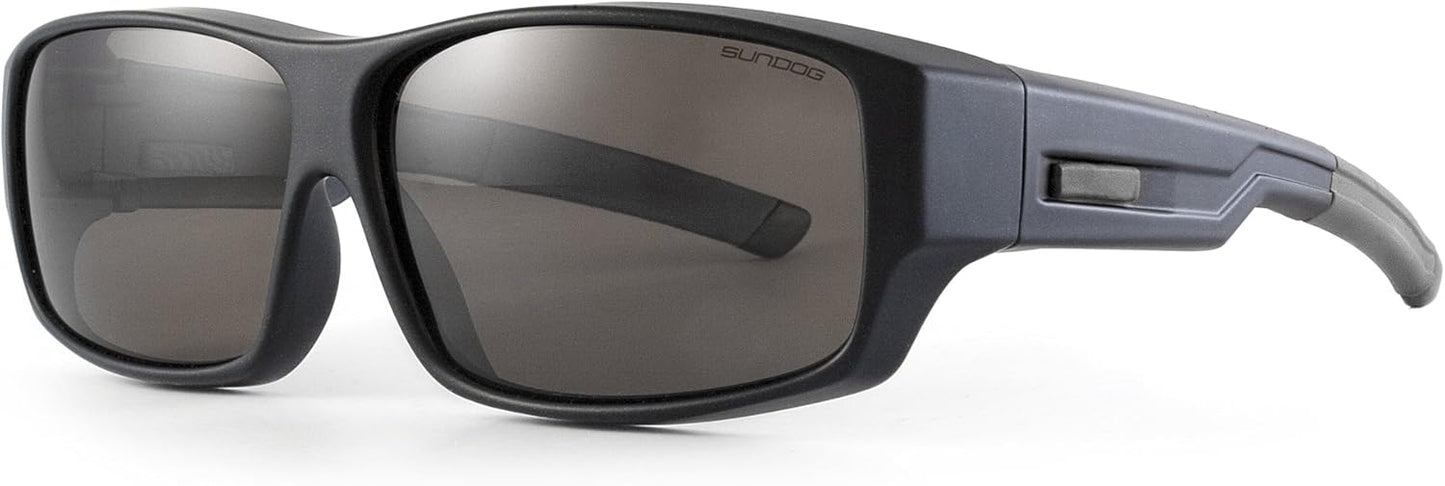 Fit Over Sunglasses for Prescription Glasses - Sundog Echo, Matte Black Frame