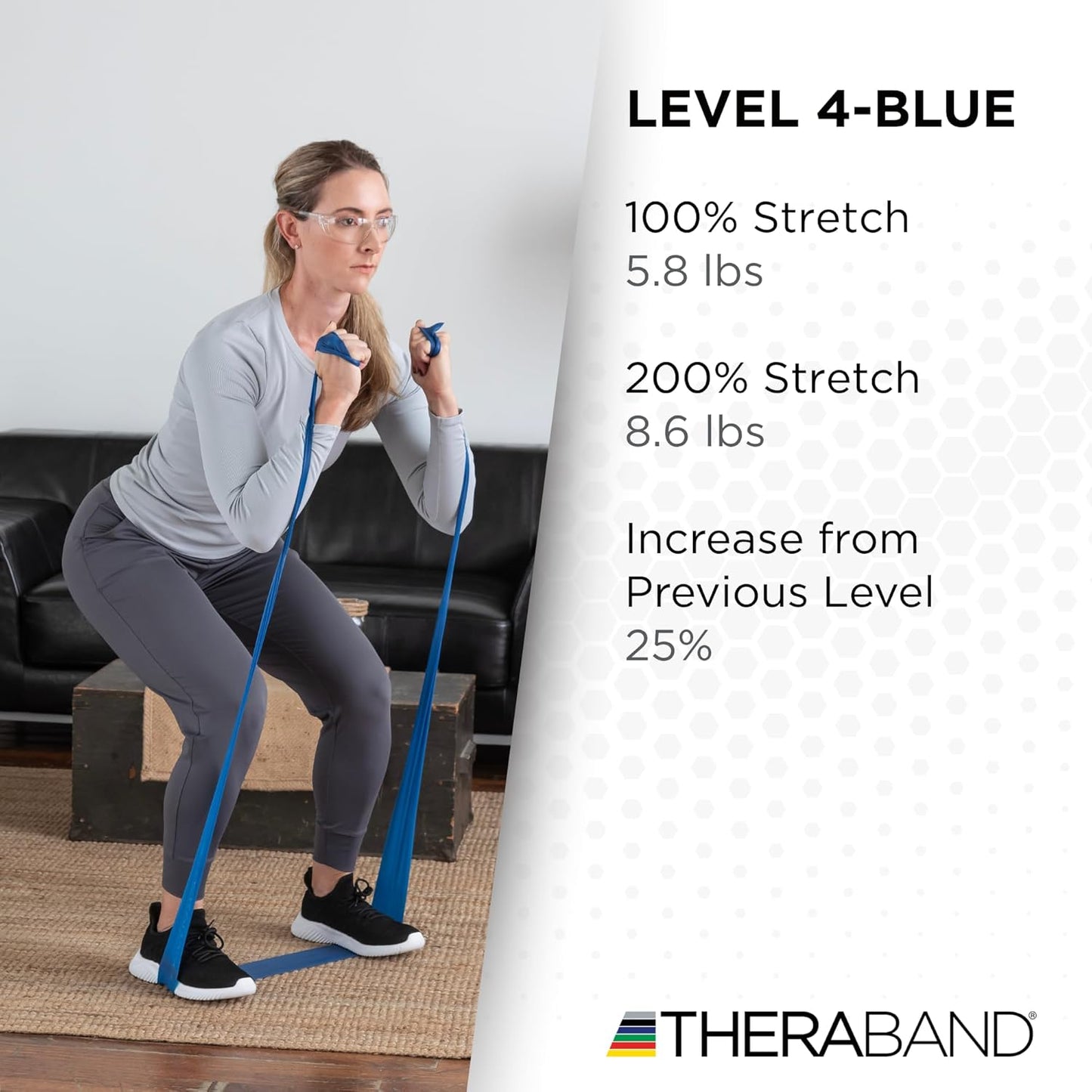 THERABAND Resistance Band, Green, Heavy, 50-Yard Roll, Latex Elastic Band for Exercise, Stretching, Physical Therapy, Yoga, Pilates, Home Workouts, Cut-to-Length, Color-Coded Levels