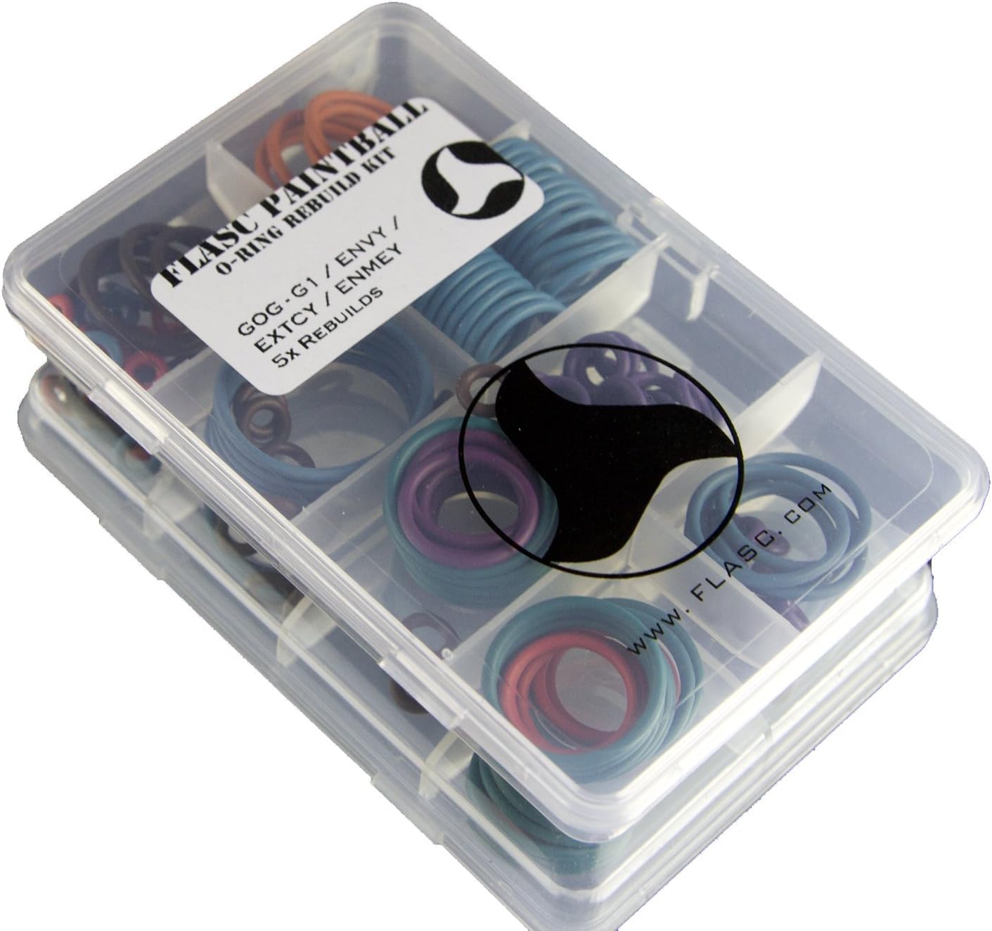 GOG G1 / Enmey/Extcy/Envy Oring kit with 5X Rebuilds Color Coded