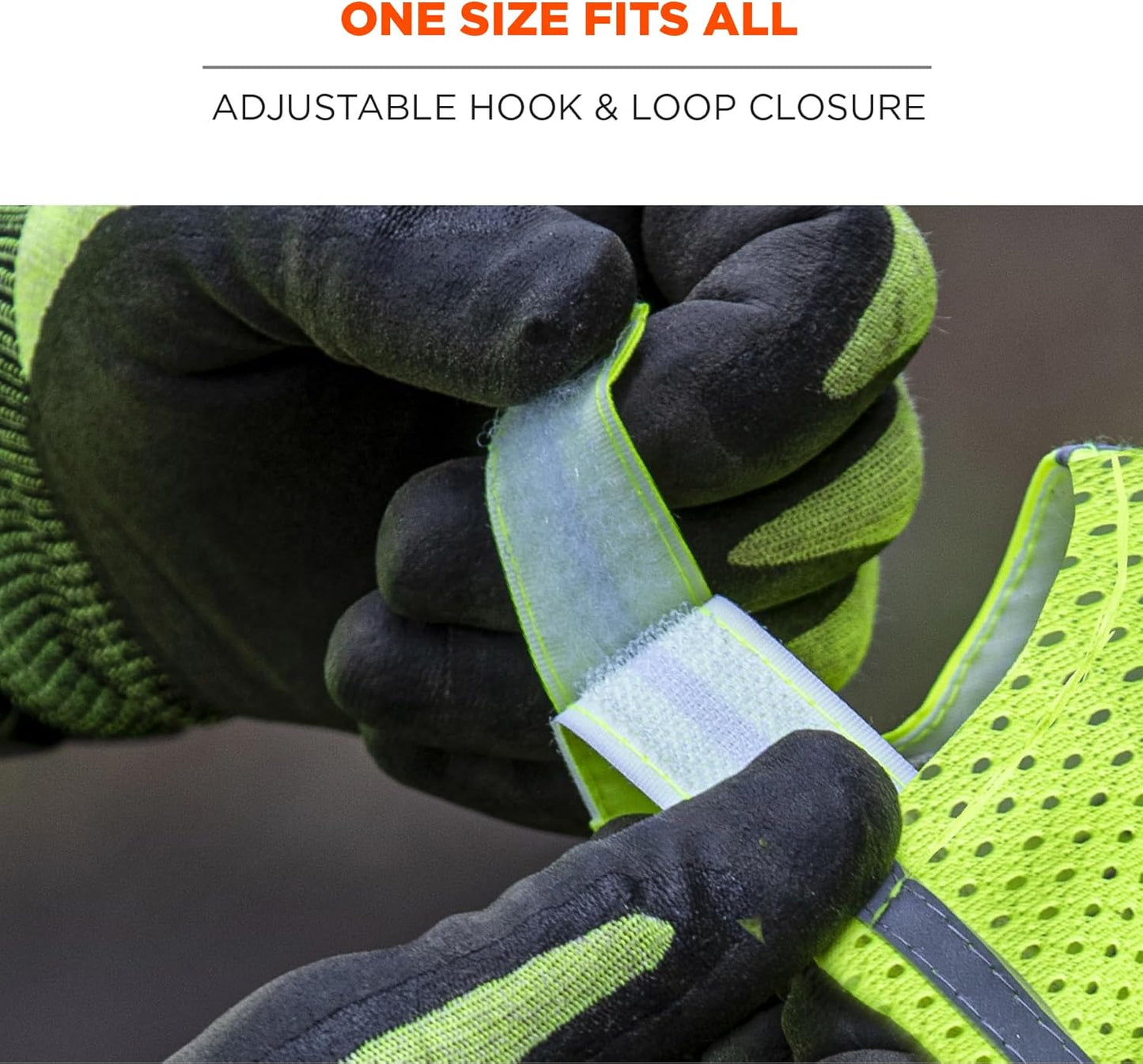Ergodyne mens High Visibility, Reflective Hat Cap, Lime, One Size US