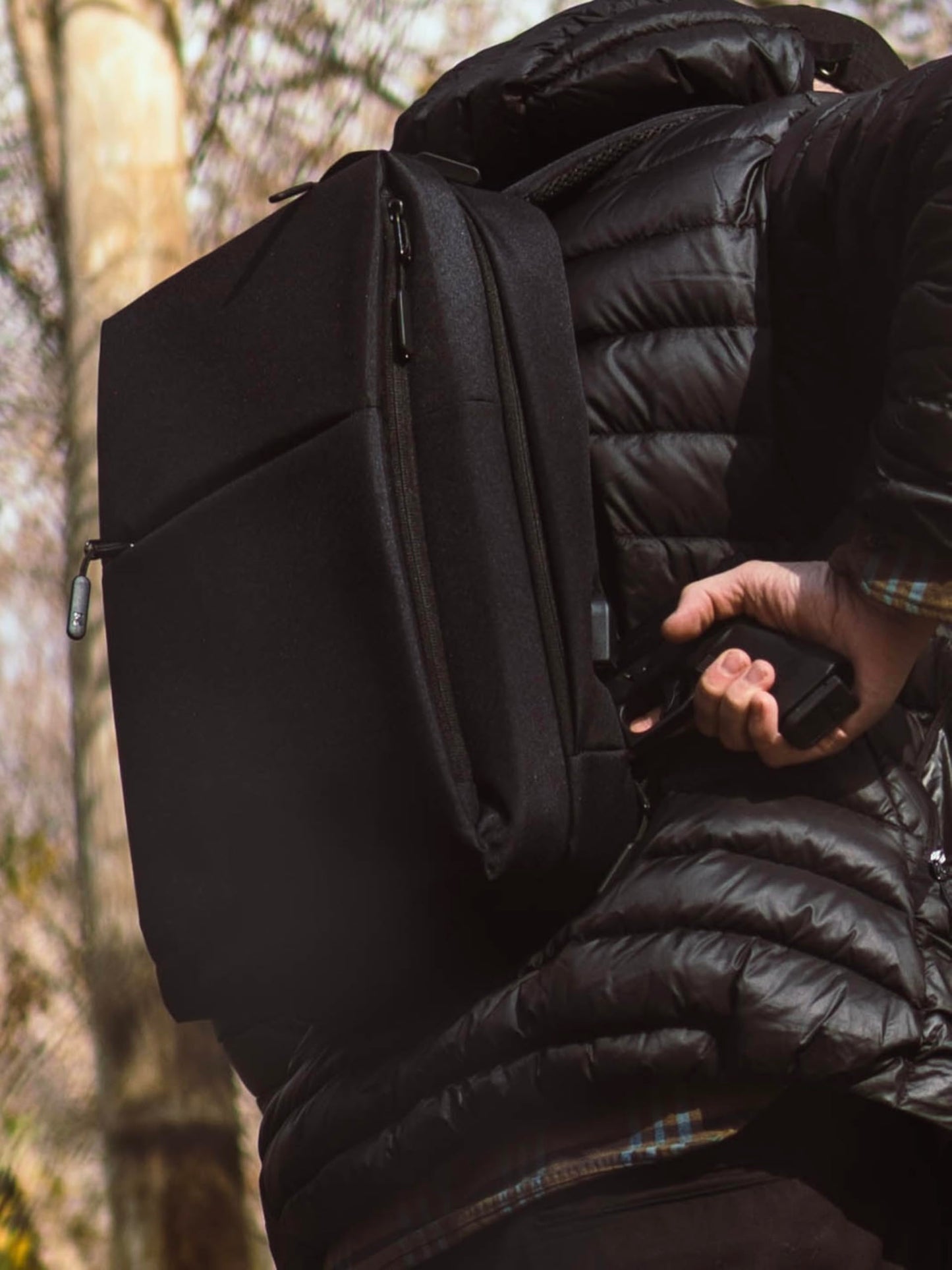 KEEP Conceal Carry Minimalist Laptop Bag, EDC Gear Bag For Everyday Carry, Tactical Bag for Work, Commuters, Travel, Outdoors, CCW, Tactical Backpack for Professionals, Black