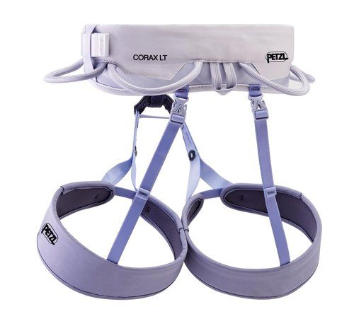 PETZL CORAX LT WOMEN comfortable, durable women's harness for a variety of climbing objectives, M, lilac white